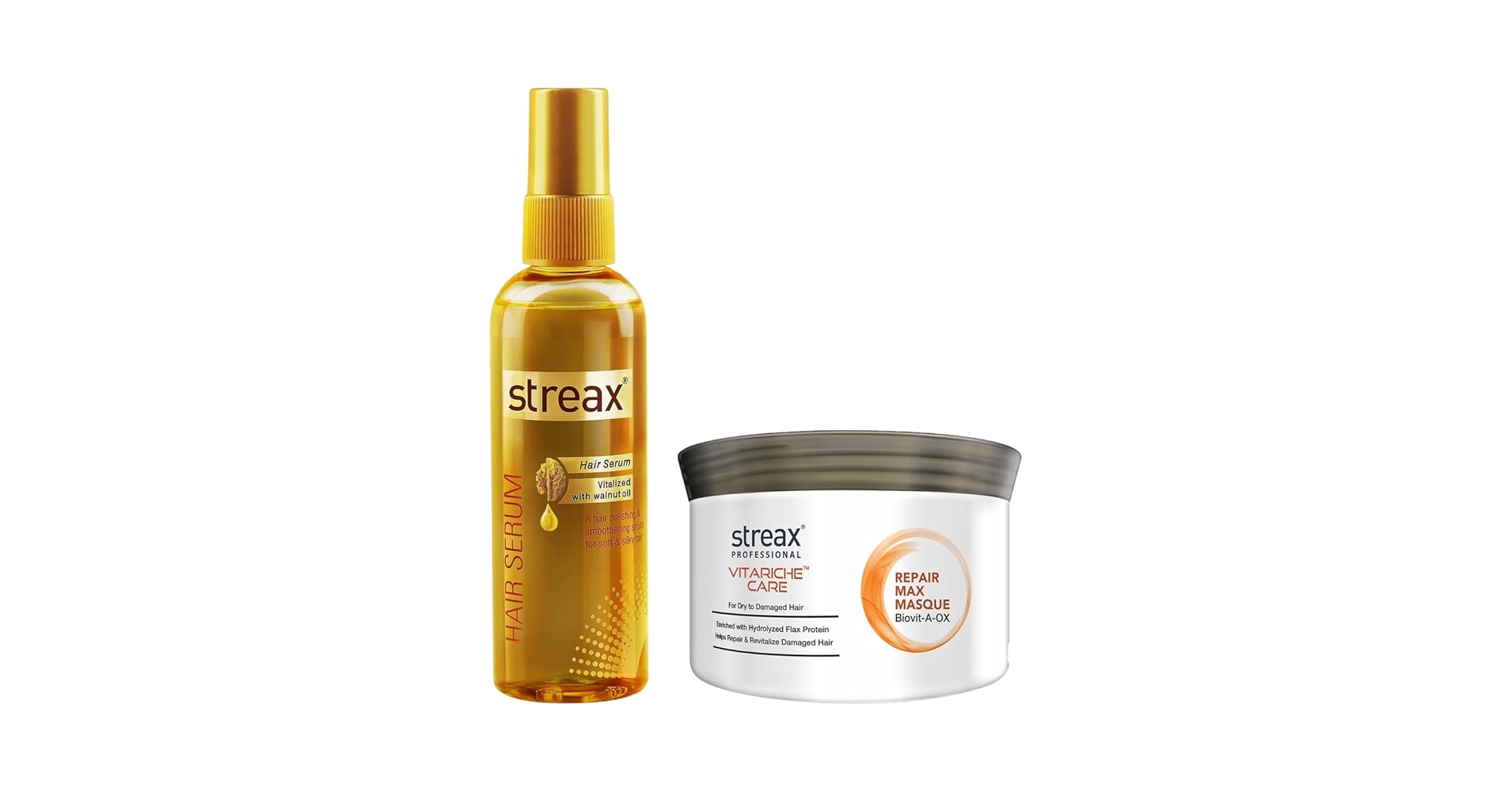 Buy Streax Hair Serum Vitalized with Walnut Oil, For Hair ...