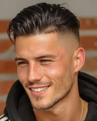 Classic slick back with low taper