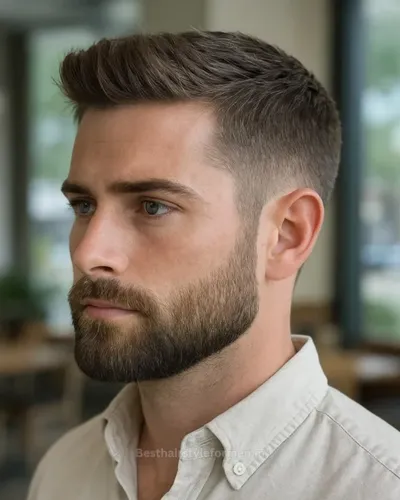 Classic taper fade for professional men