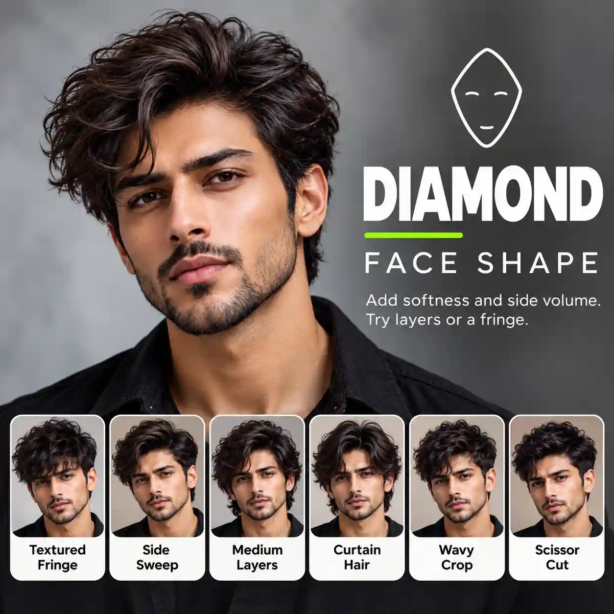 Diamond Face Hairstyle Guide-3