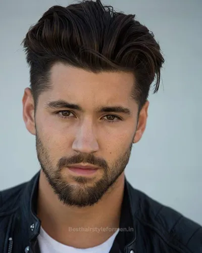 Diamond face shape hairstyles men