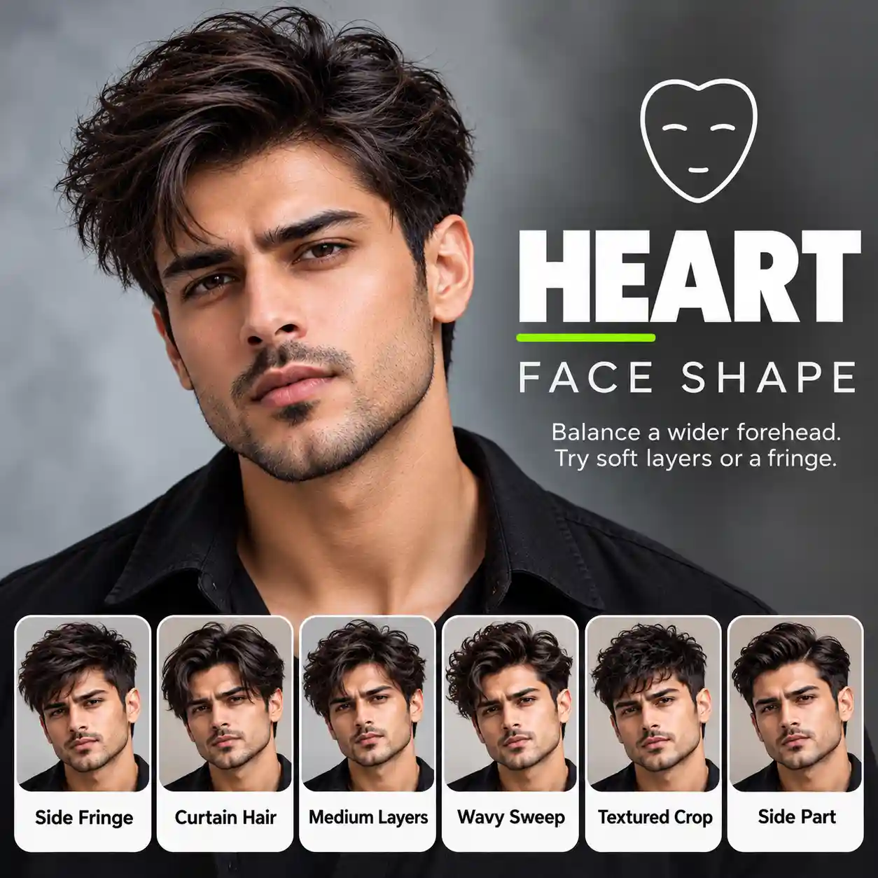 Heart face hairstyle guide-4