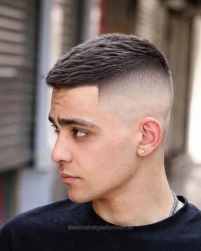 High and tight fade haircut