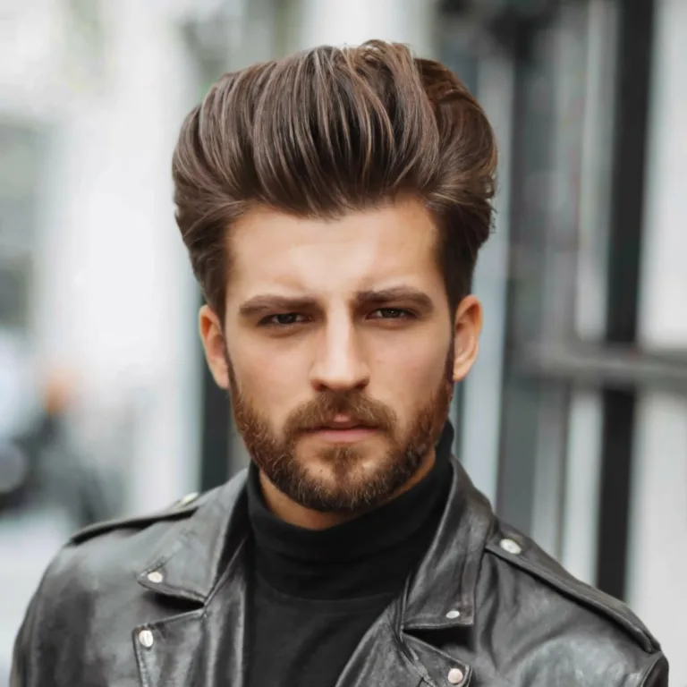 Long Textured Quiff very short hairstyles for men
