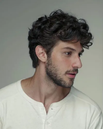 Messy tousled hair for Indian men