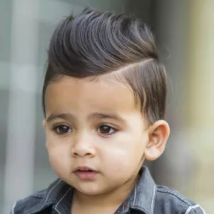 Mohawk baby boy hairstyle indian boy