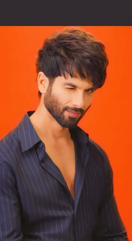 Shahid Kapoor hairstyle O Romeo early career youthful fringe