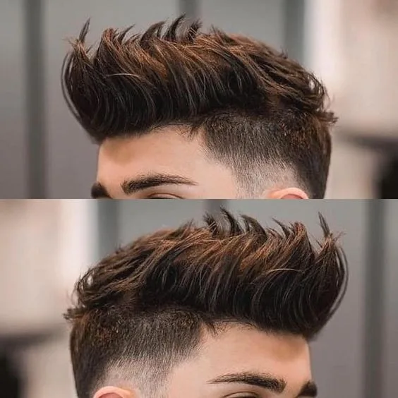 Simple Hair Cutting for Men and easy to style with hand