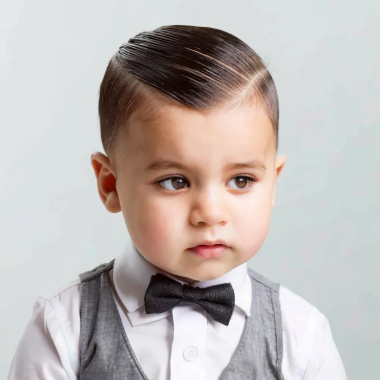 Sleek Comboverbaby boy hairstyle 1 very short hairstyles for men