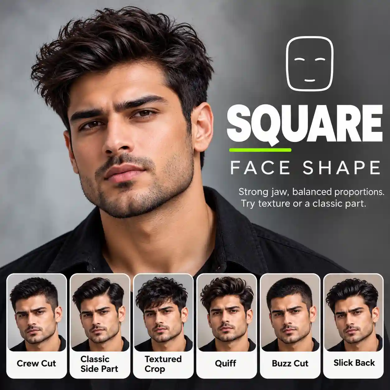 Square face hairstyle guide-2