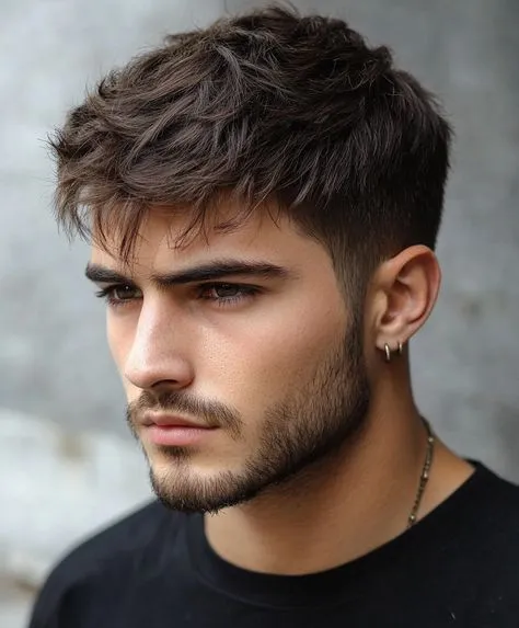 Textured Fringe with Taper Fade