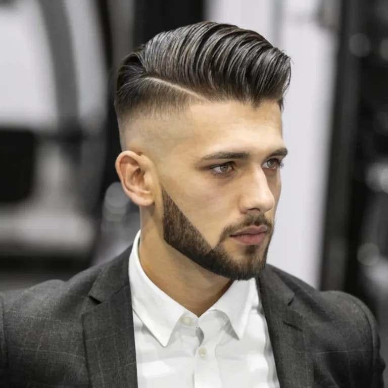 Undercut with Comb Over very short hairstyles for men