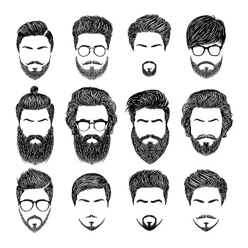 beard style for men round face shape