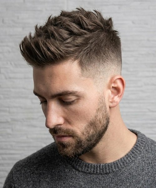 50 Best Thick Hair Hairstyles for Men 2026 (Trending Now) 8 brush up haircut for thick hair men