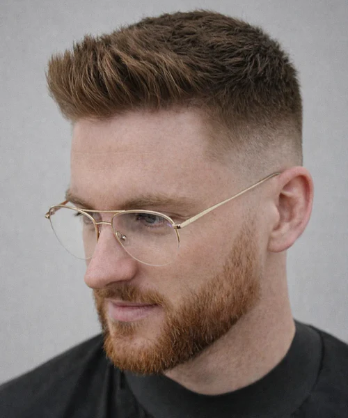 50 Best Thick Hair Hairstyles for Men 2026 (Trending Now) 50 brushed up hair for men with thick hair