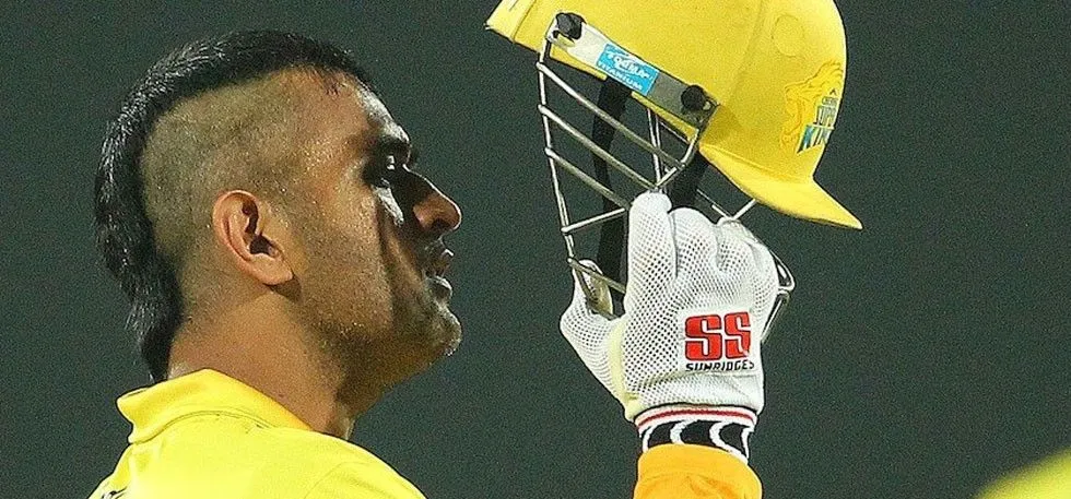 MS Dhoni hairstyle 2019