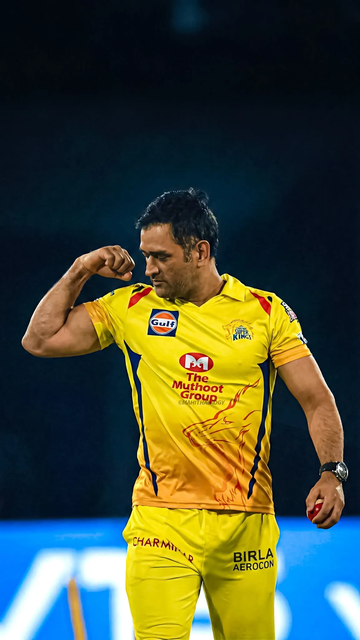 MS Dhoni hairstyle 2022 CSK IPL