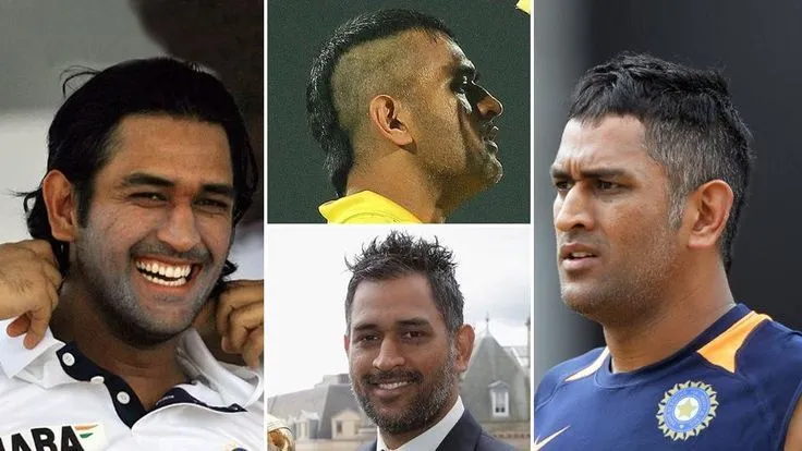 MS Dhoni hairstyle 2023
