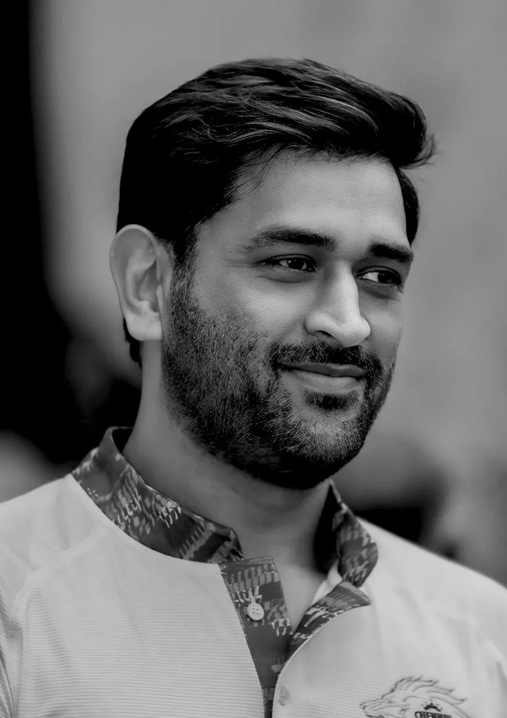 MS Dhoni hairstyle 2024 CSK