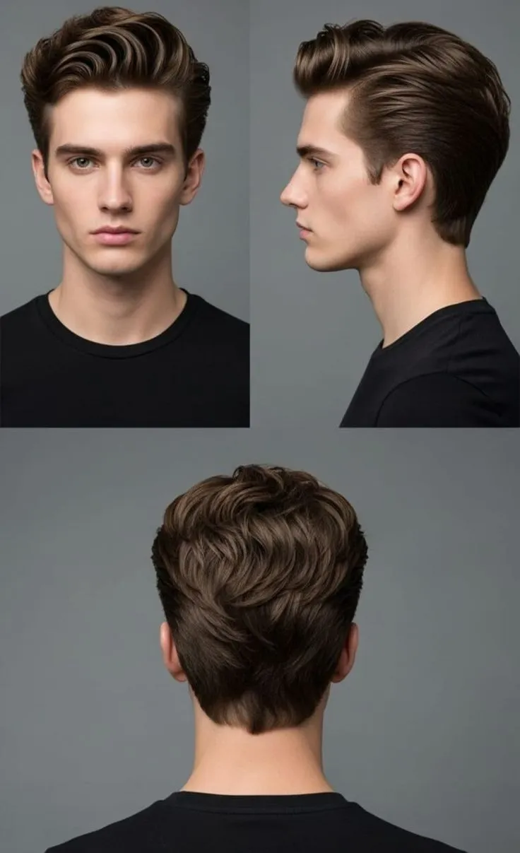 medium length modern mullet hairstyle for men