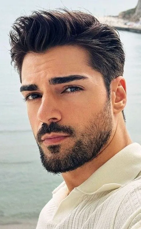 medium length professional hairstyle for men