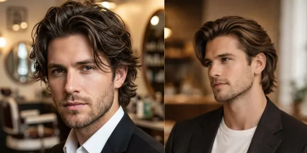 long hairstyles heart shaped face men curtain middle part india