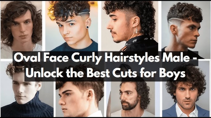 OVAL FACE CURLY HAIRSTYLES FOR MEN | Style Your Dreams - YouTube