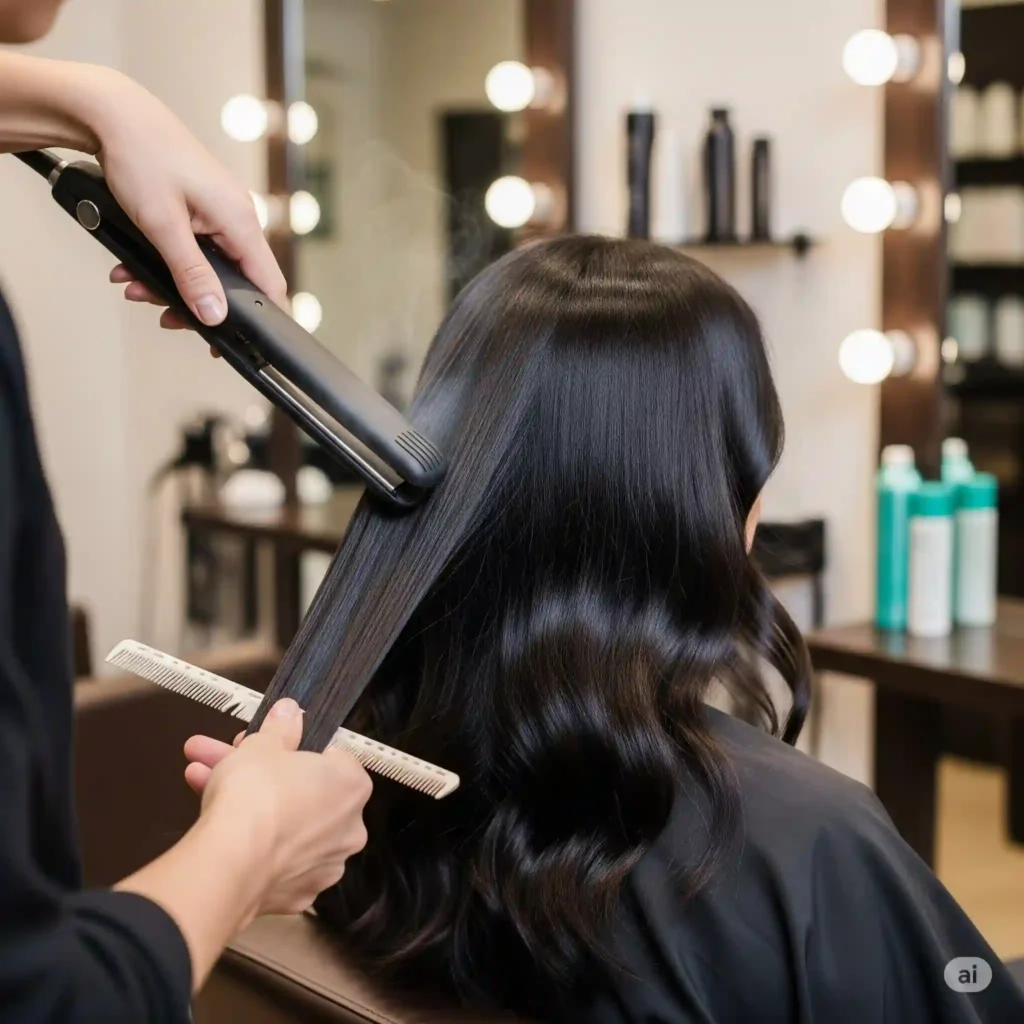 is hair straightening good for hair​