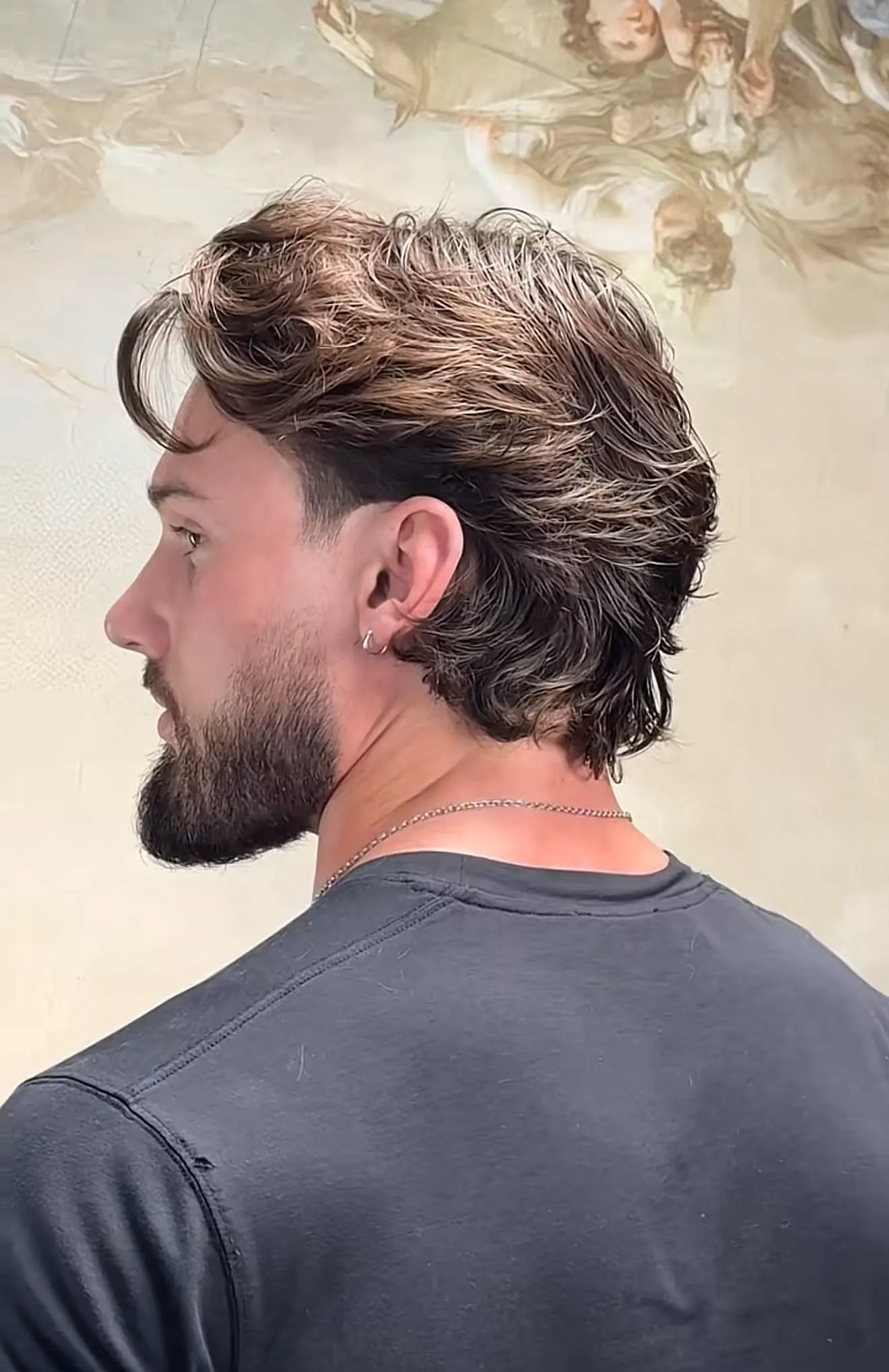Long Hairstyles 52 layered messy long hairstyle for men