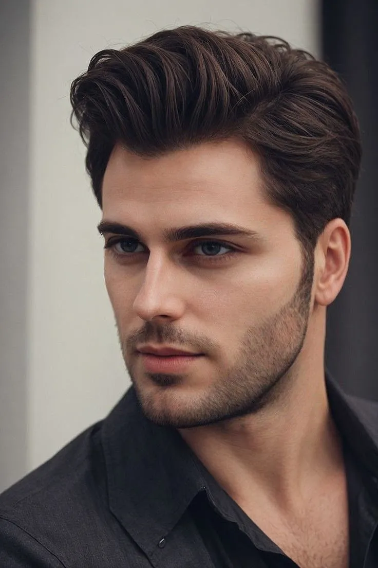 Long Hairstyles 31 long brushed back hairstyle for men