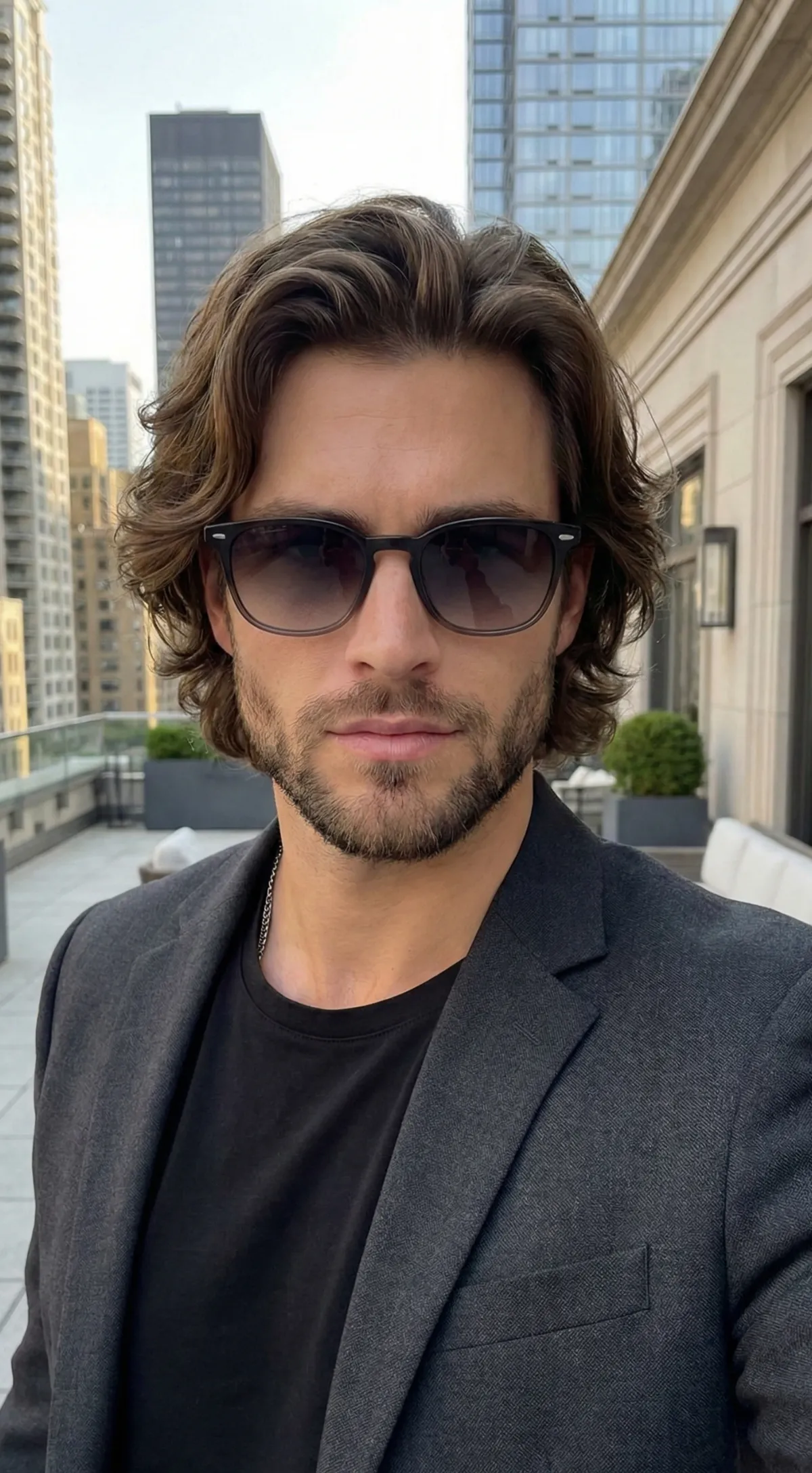 Long Hairstyles 5 long wavy layered hair textured for men