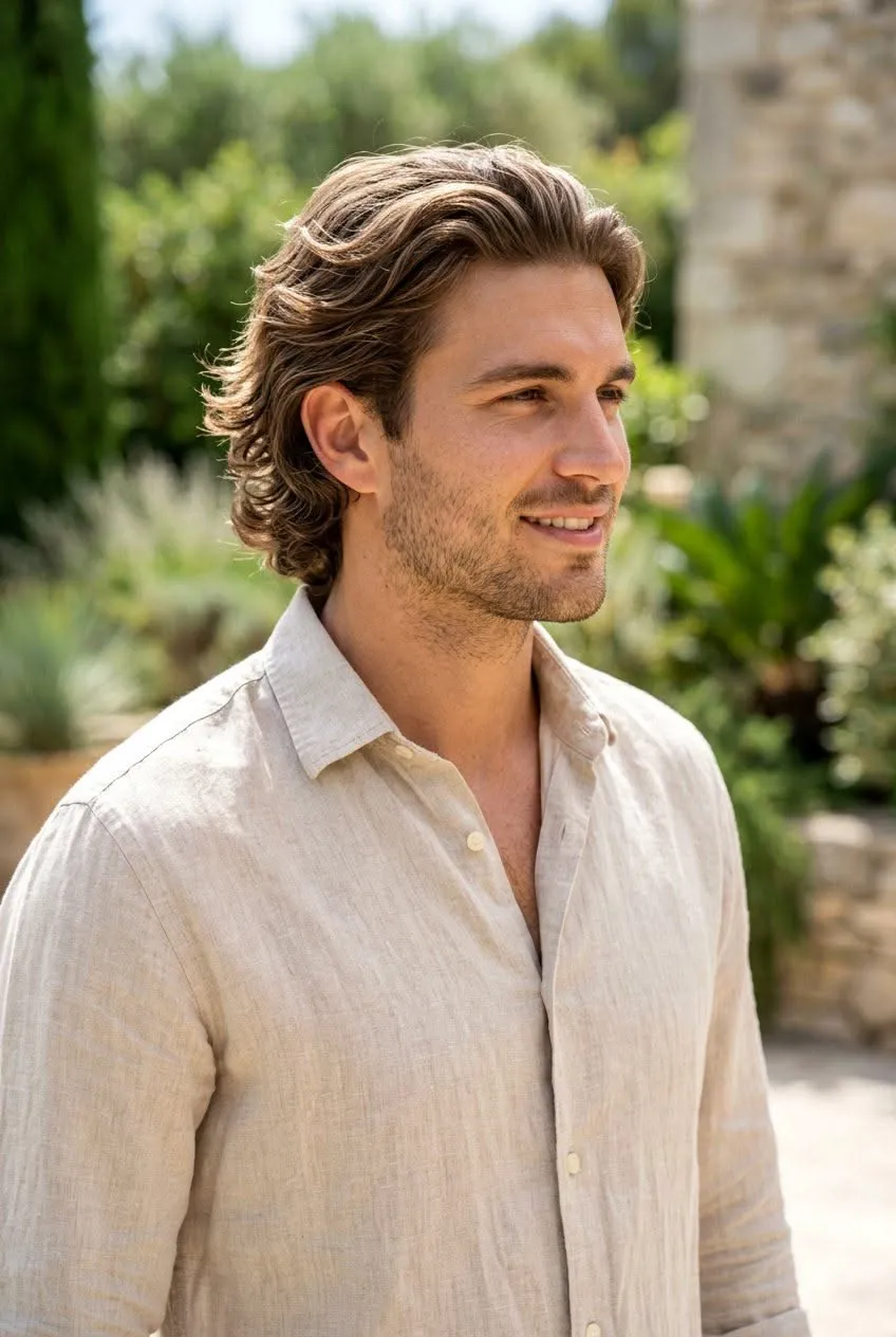 long wavy surfer hair wavy hairstyles for men