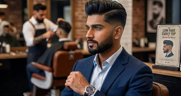 low fade slick back hairstyle indian men formal wedding