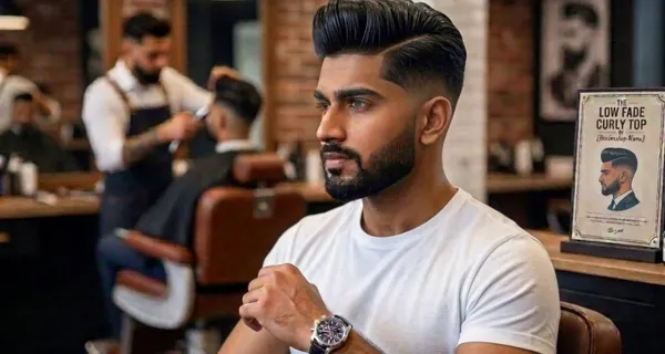 low fade disconnected undercut hairstyle indian men