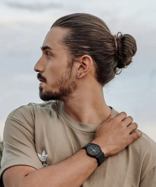 50 Best Thick Hair Hairstyles for Men 2026 (Trending Now) 42 man bun for thick hair men