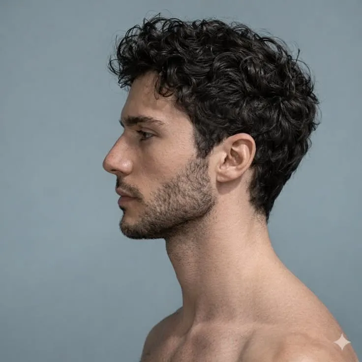 medium wavy hair with beard wavy hairstyles for men