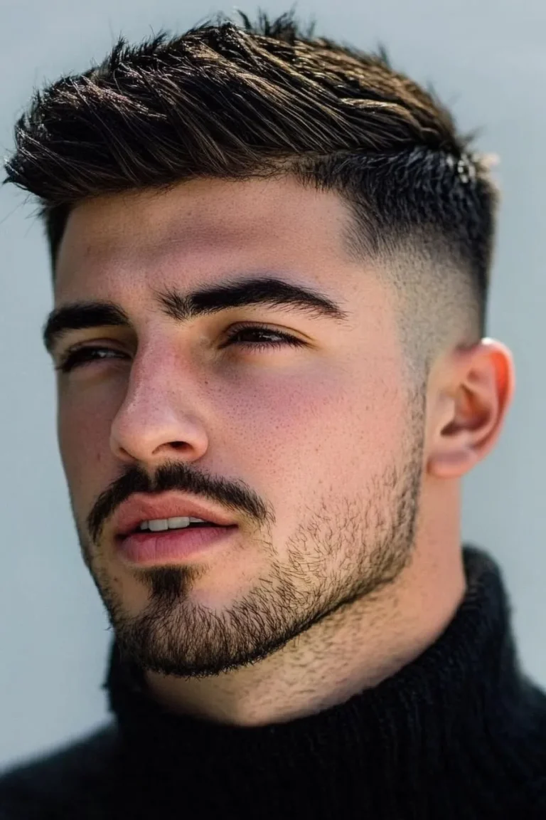 men high fade quiff
