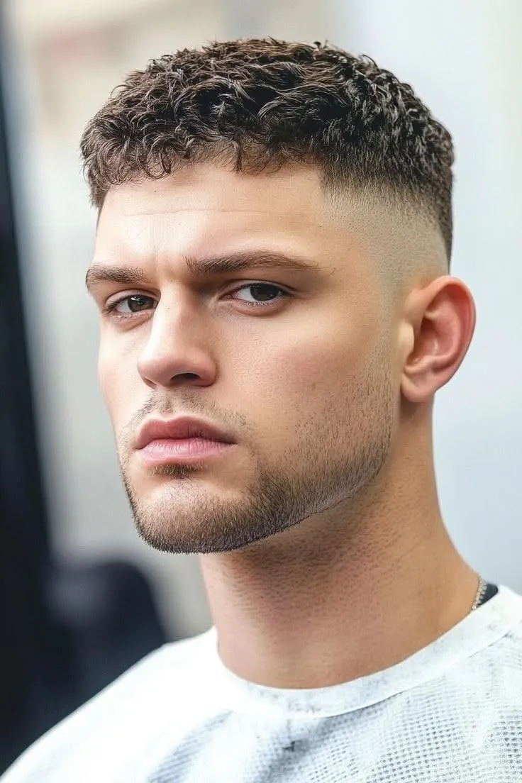 messy curly hair dramatic for men