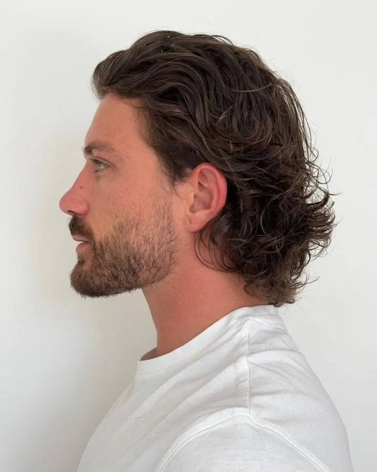 Long Hairstyles 49 messy curly long hairstyle for men