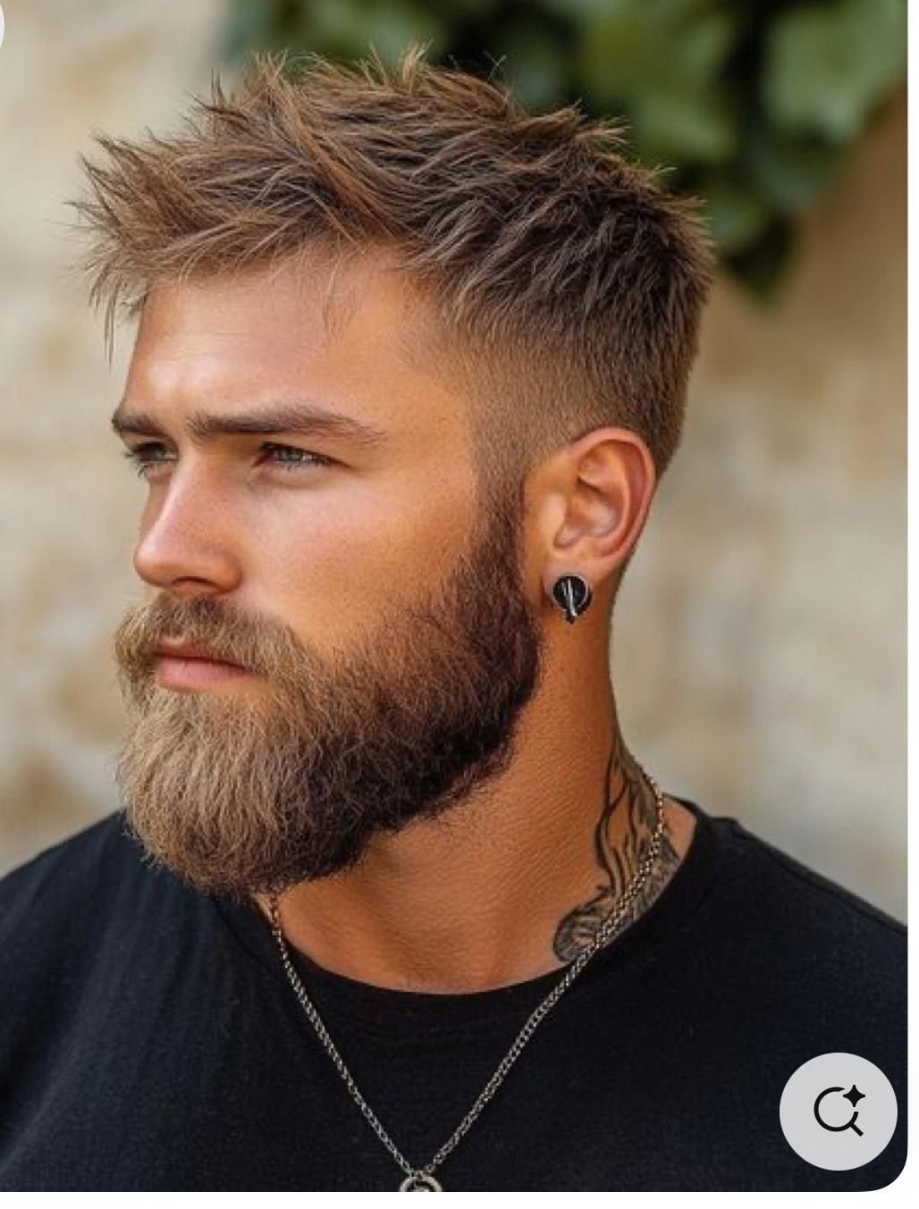 messy spiky crop for men with fine hair
