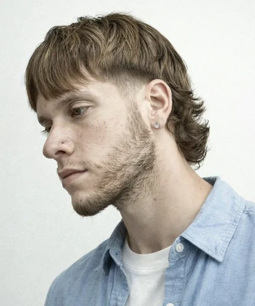 50 Best Thick Hair Hairstyles for Men 2026 (Trending Now) 6 modern mullet for thick hair men