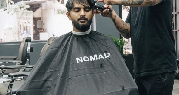 nomad barber mumbai khar west fade haircut