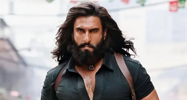 ranveer singh dhurandhar long hair messy ponytail 2026