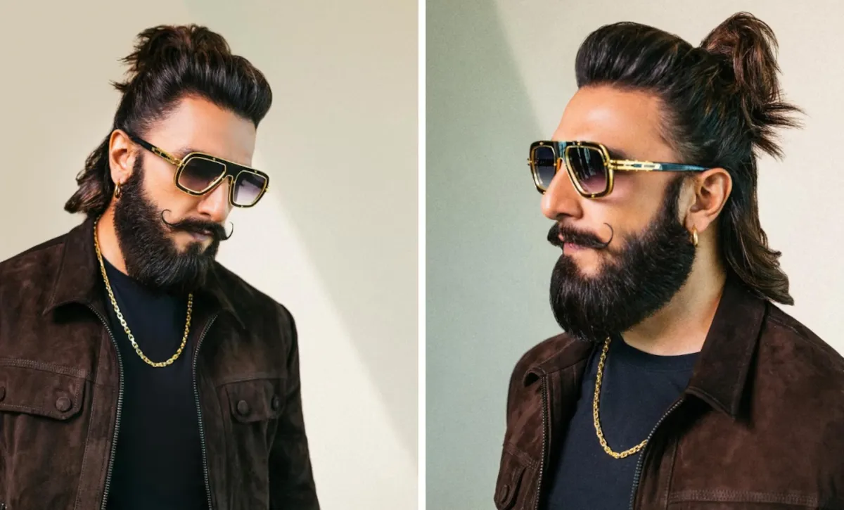 ranveer singh hairstyle 2026 dhurandhar long hair tousled