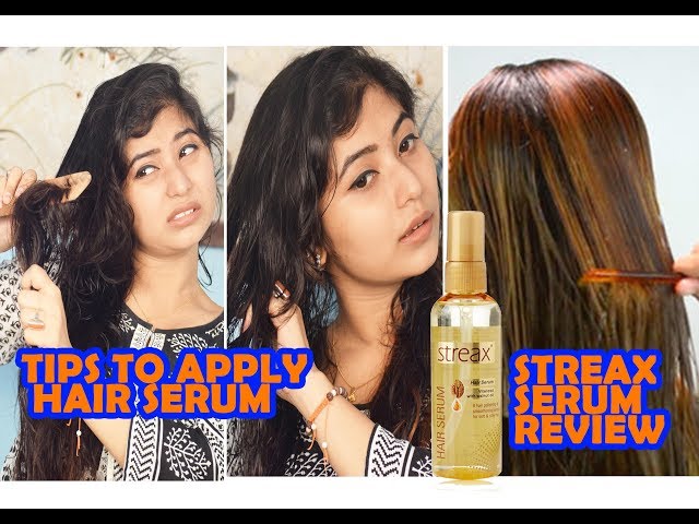 Streax Hair Serum Review /Tips To Apply Hair Serum For ...