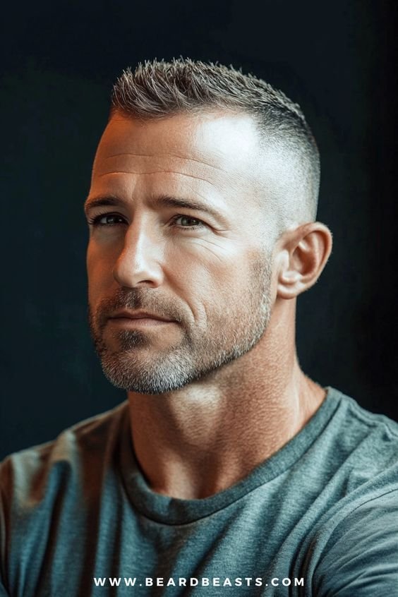 short buzz cut fade best buzz cut length for thinning hair