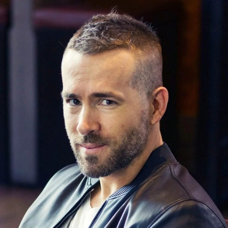 Short crew cut fade thin hair for men