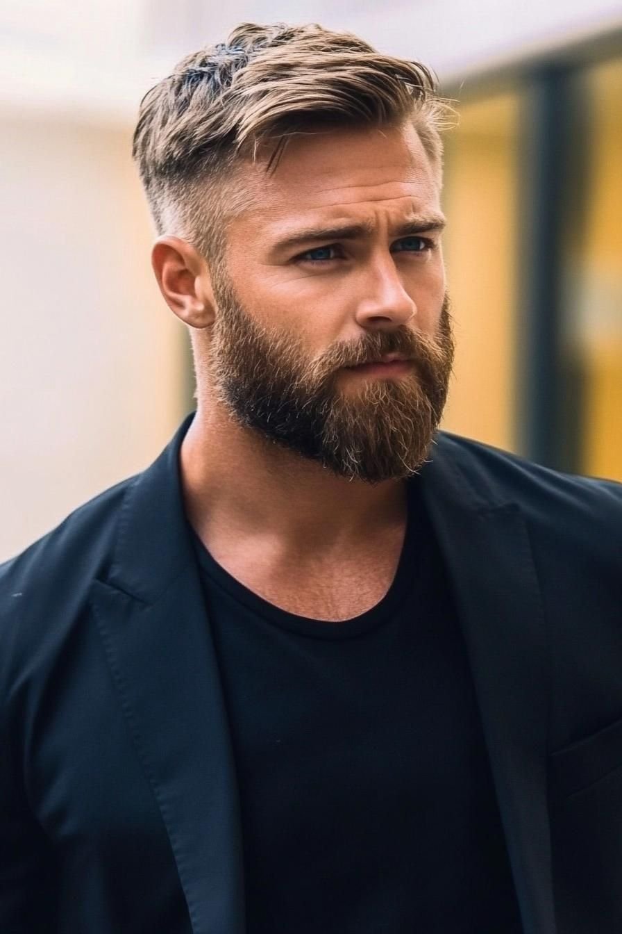 short spiky fade thin hair hairstyles for men