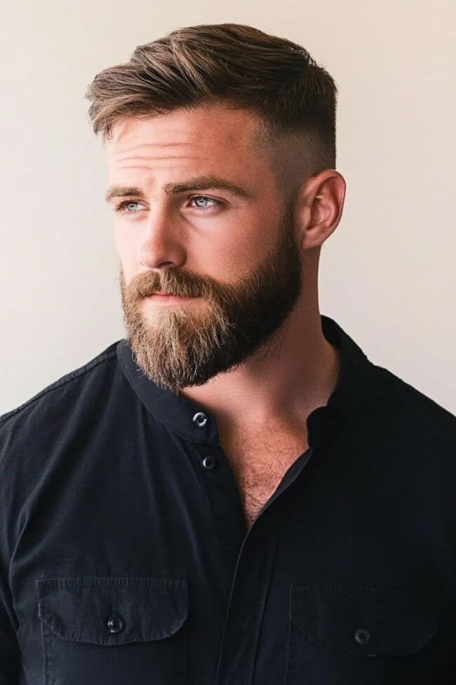 short textured crop best haircut for thinning hair men