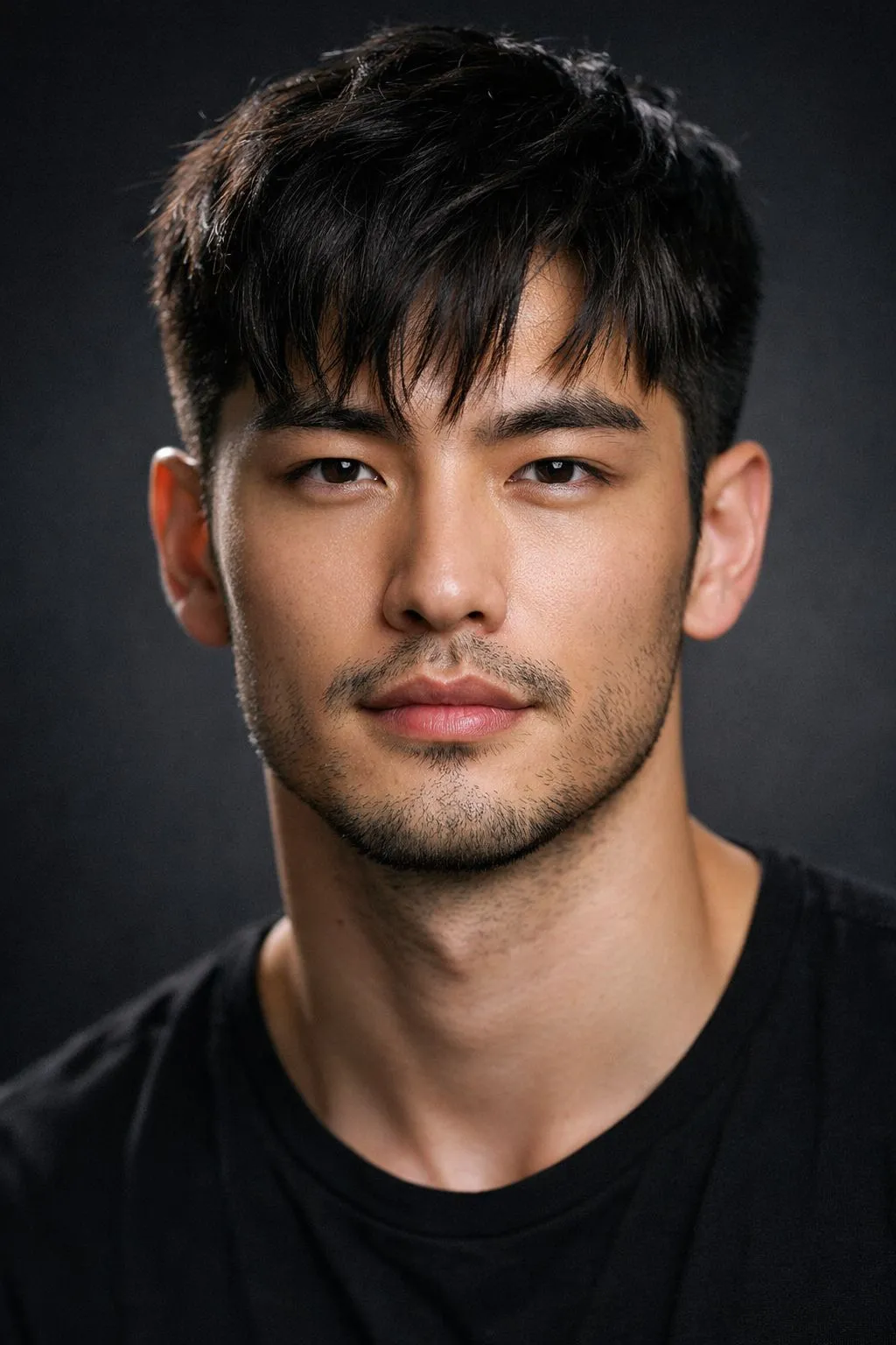 short textured straight fringe men style 5
